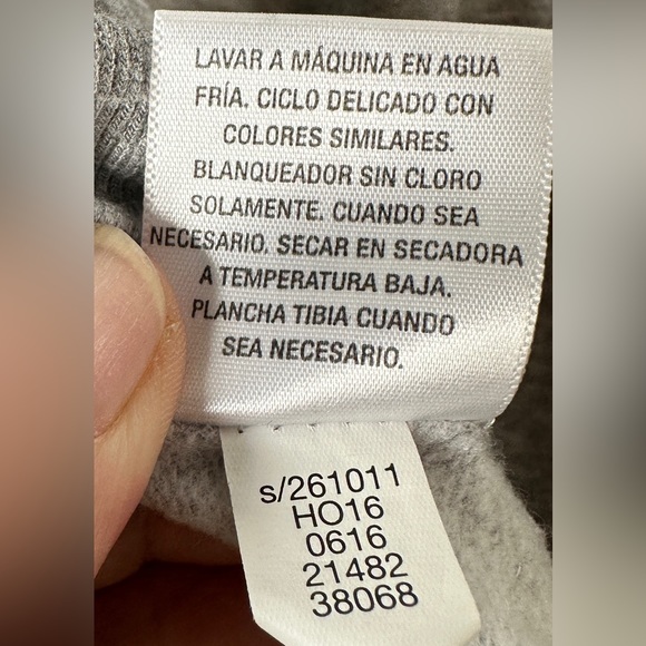 Alfani Intimates | Women’s Gray Long Sleeve Hi-Low Women’s Tunic, Size Medium - Picture 11 of 11